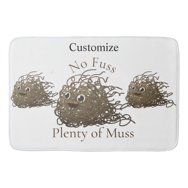 No Muss Plenty of Fuss Thunder_Cove  Bath Mat (Front)