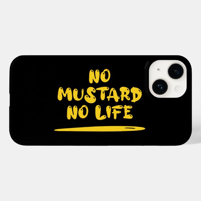 No Mustard No Life Case-Mate iPhone Case (Back (Horizontal))