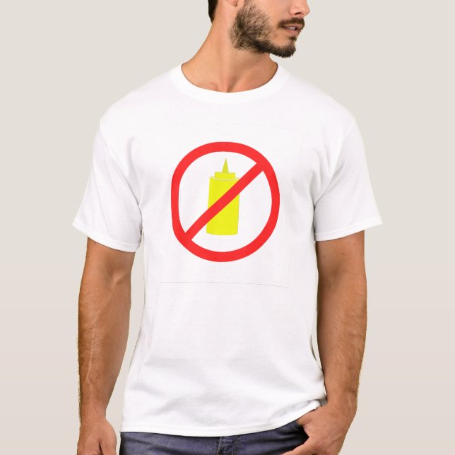 No Mustard. T-Shirt (Front)