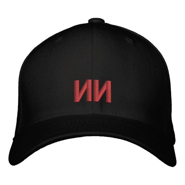 No Name Embroidered Baseball Cap (Front)