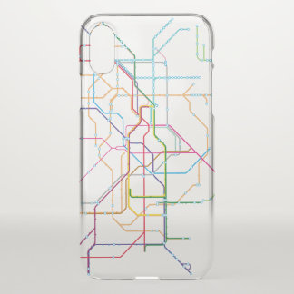 No name transport map iPhone x case