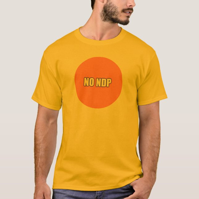 NO NDP T-Shirt (Front)
