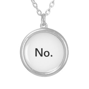 No necklace
