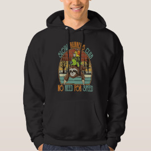 No need for speed slow runner team run running slo hoodie