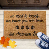 Funny dog clearance doormat