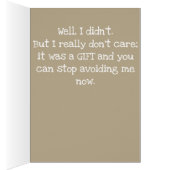 "No need to pay me back" Cards (Inside (Right))