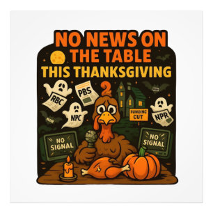 No News on the Table This Thanksgiving Photo Print