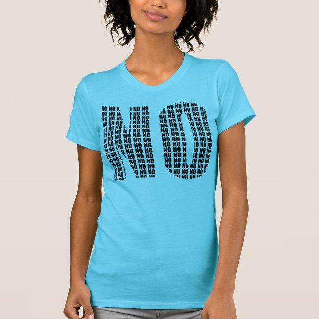 No No Funny T-Shirt (Front)
