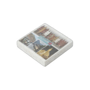 NO Norway - Bergen - Stone Magnet