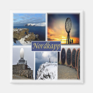 NO Norway - NORDKAPP NORTH CAPE - Fridge Magnet
