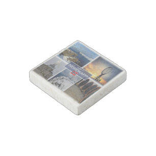 NO Norway - Nordkapp - North Cape - Stone Magnet
