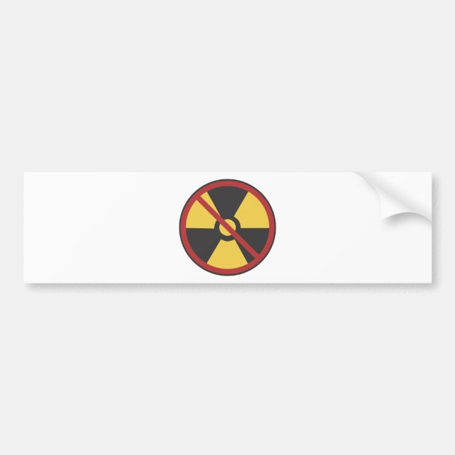No Nuke Bumper Sticker (Front)