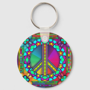 no nuke zone colored keychain