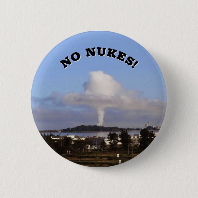 NO NUKES! (change the words) Button (Front)