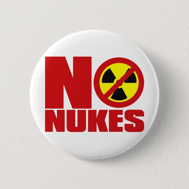 NO_NUKES PINBACK BUTTON (Front)