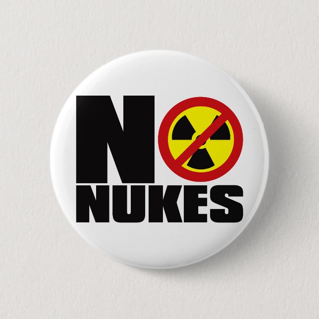 NO_NUKES PINBACK BUTTON (Front)