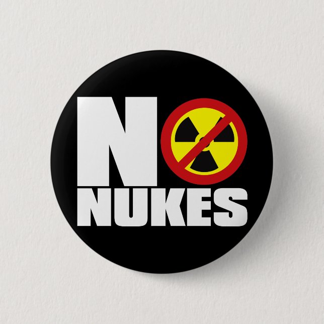 NO_NUKES PINBACK BUTTON (Front)