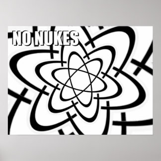NO NUKES  POSTER