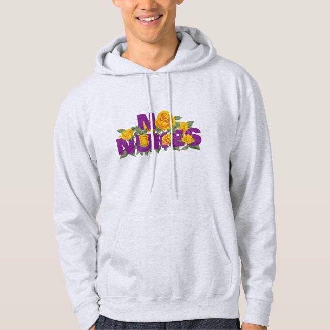 NO NUKES - ROSE MISSION official Hoodie (Front)