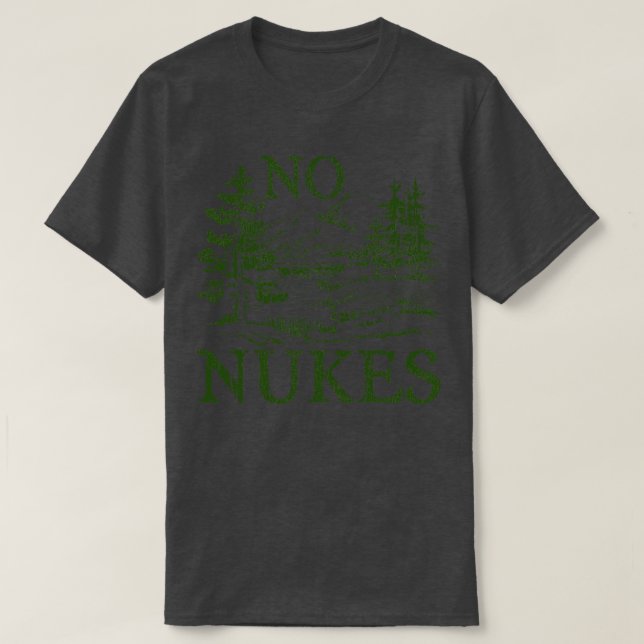 No Nukes T-Shirt (Design Front)