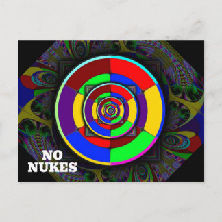 NO NUKES (You May Change the Words) Postcard