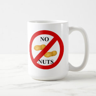 No nuts coffee mug
