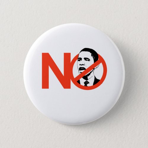 No Obama  Anti_Obama T_shirts Button