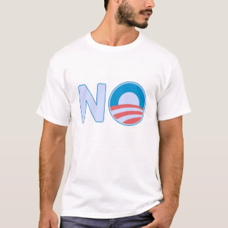 NO Obama Melange Ringer T-Shirt