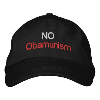 NO Obamunism 1.0 Embroidered Baseball Cap