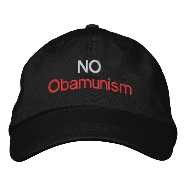 NO Obamunism 1.0 Embroidered Baseball Cap (Front)