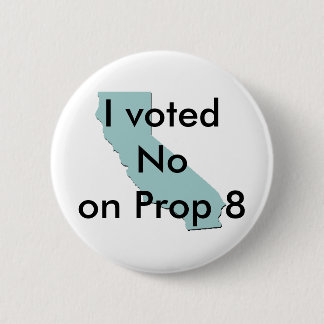 No on Prop 8 button