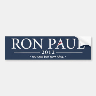 No One But Ron Paul Bumper Sticker