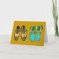 No One Can Ever Fill Your Shoes, Dad Greeting Card