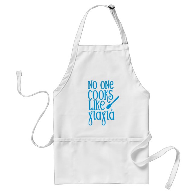 No one cooks like yiayia Greek grandmother Adult Apron