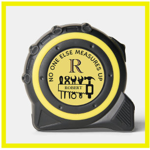 No One Else Measures Up Monogram Name Tape Measure
