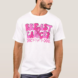 No One Fights Breast Cancer Alone American Flag T-Shirt