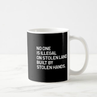 No One is Illegal On Stolen Land Built Coffee Mug