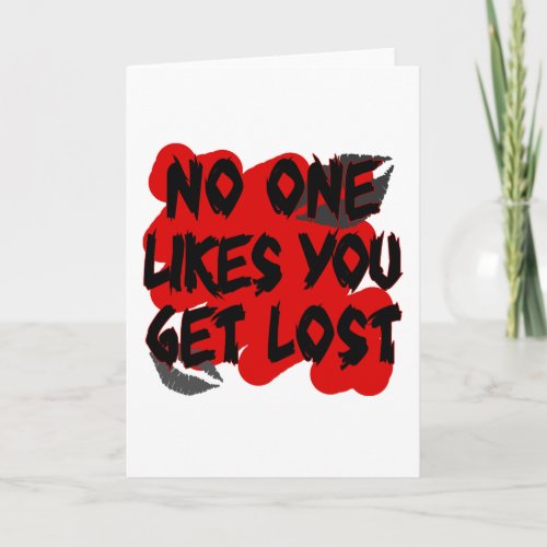 No One Likes You Holiday Card