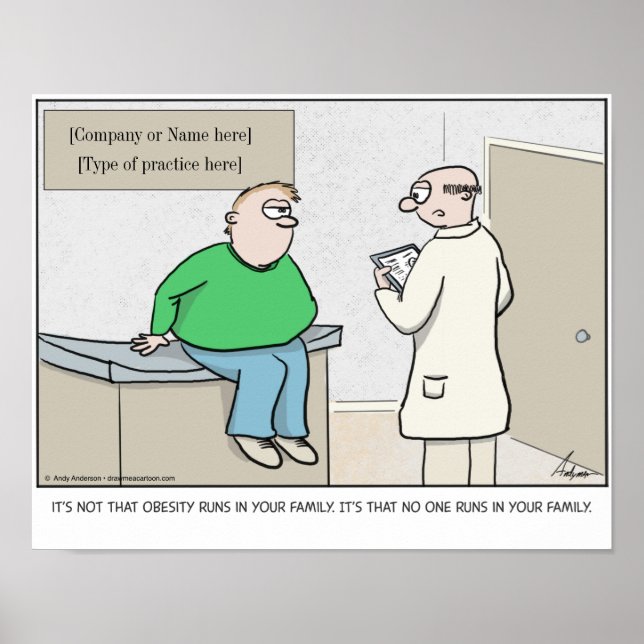 No one runs in your family poster (Front)