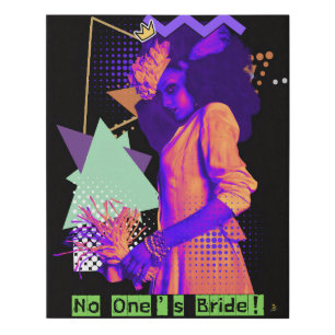 No One’s Bride Faux Canvas Print