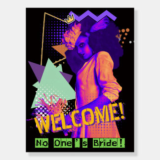 No One’s Bride Table Foam Board