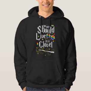 No One Should Live In A Closet Lgbt Gay Pride 19 Hoodie