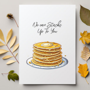 No one Stacks Up to You Happy Father's Day Card