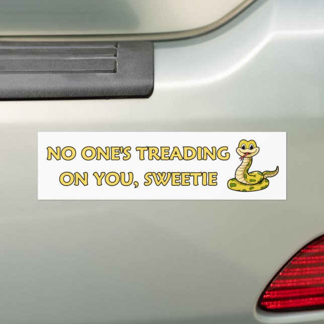 no one's treading on you, sweetie Sticker (On Car)