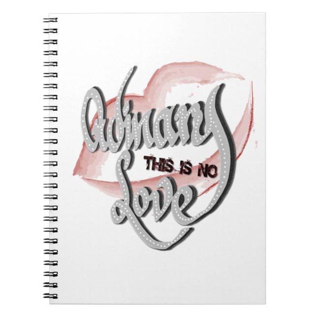 No Ordinary Love, Notebook (Front)