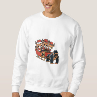 No Other Way Gorilla Deer Christmas Sweatshirt