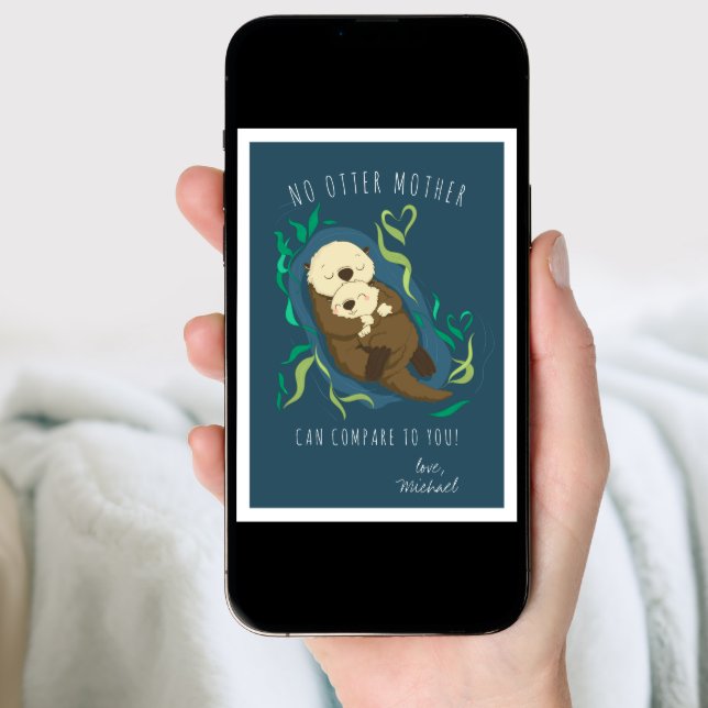 No Otter Mother | Card for Mom (Front Digital)
