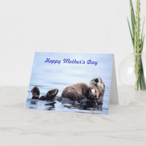 No Otter Mother Will Do Mothers Day Card
