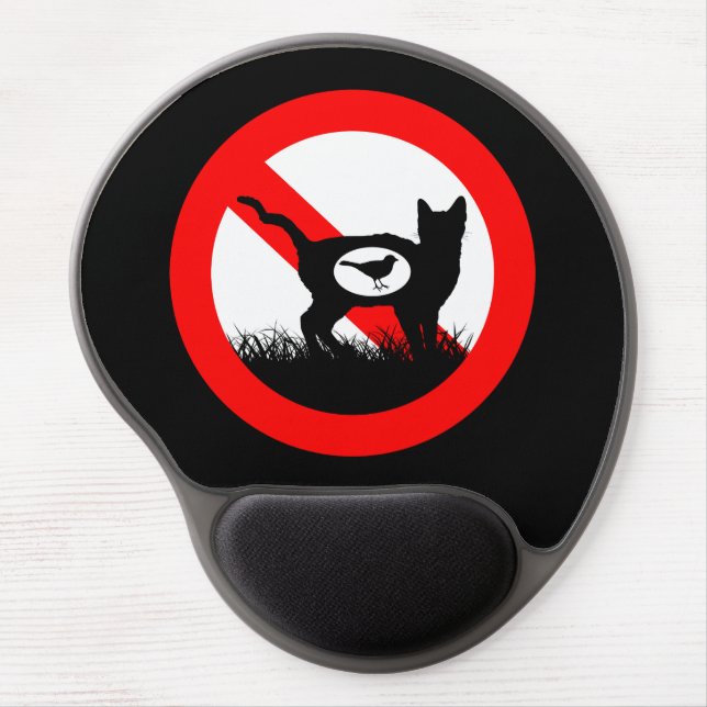 No Outdoor Cats Gel Mouse Pad (Front)