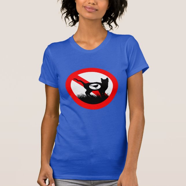 No Outdoor Cats T-Shirt (Front)